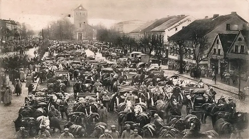 Karta z kalendarza. 30 sierpnia 1914 r. doszło do bitwy pod Tannenbergiem