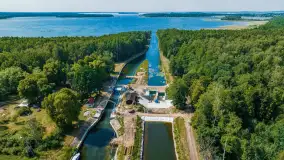 Śluza Karwik, kanał Jegliński, czerwiec 2023 r. - zdjęcie 12