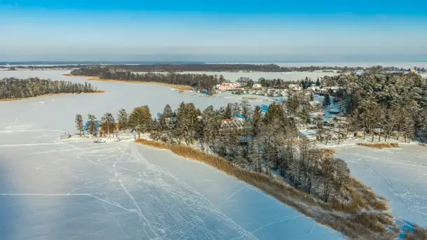Okolice Wierzby i jeziora Bełdany w okowach zimy, luty 2026 r.