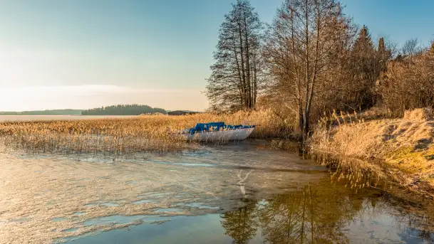 Przedwiosenne popołudnie nad jeziorem Dejguny, marzec 2026 r.