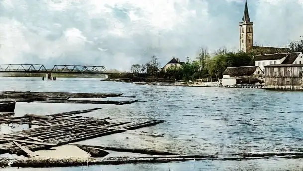 Przedwojenne pokolorowane zdjęcia Mikołajek (Nikolaiken) - zdjęcie 5