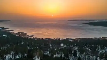 Zimowe Śniardwy i Okartowo, luty 2021 r.