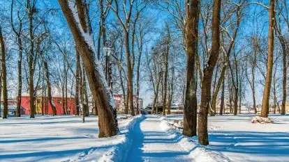 Zimowe Giżycko, luty 2021