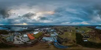 Północna część Mrągowa, jezioro Czos