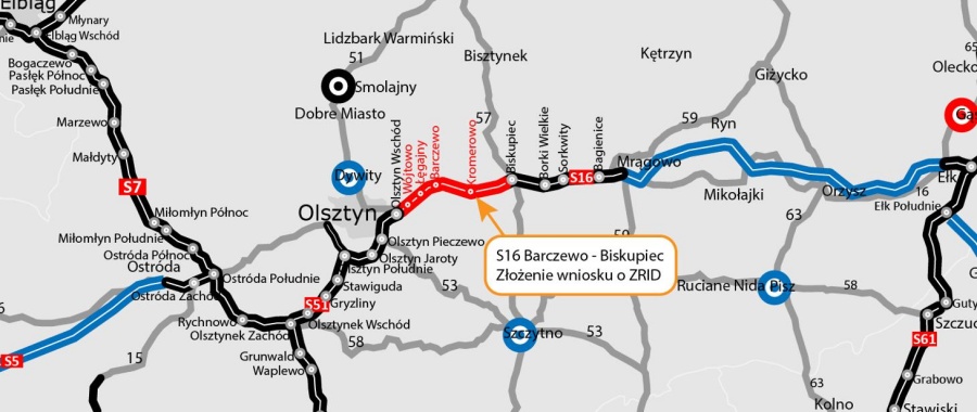 Pomału powstaje ekspresówka przez Mazury. Będzie budowany kolejny odcinek