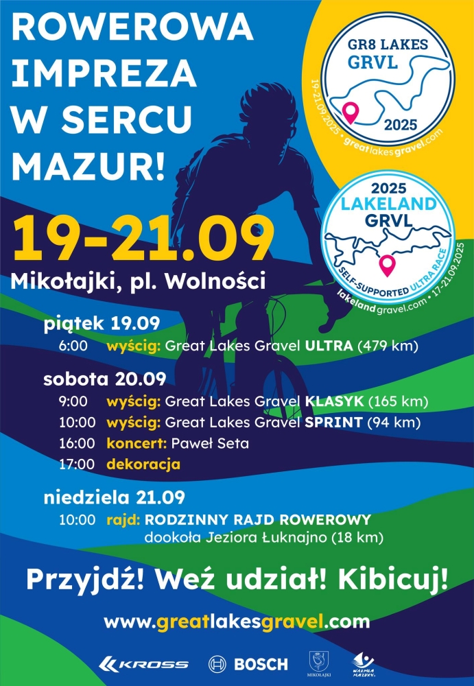 Great Lakes Gravel 2025. Startuje ultra maraton na Mazurach