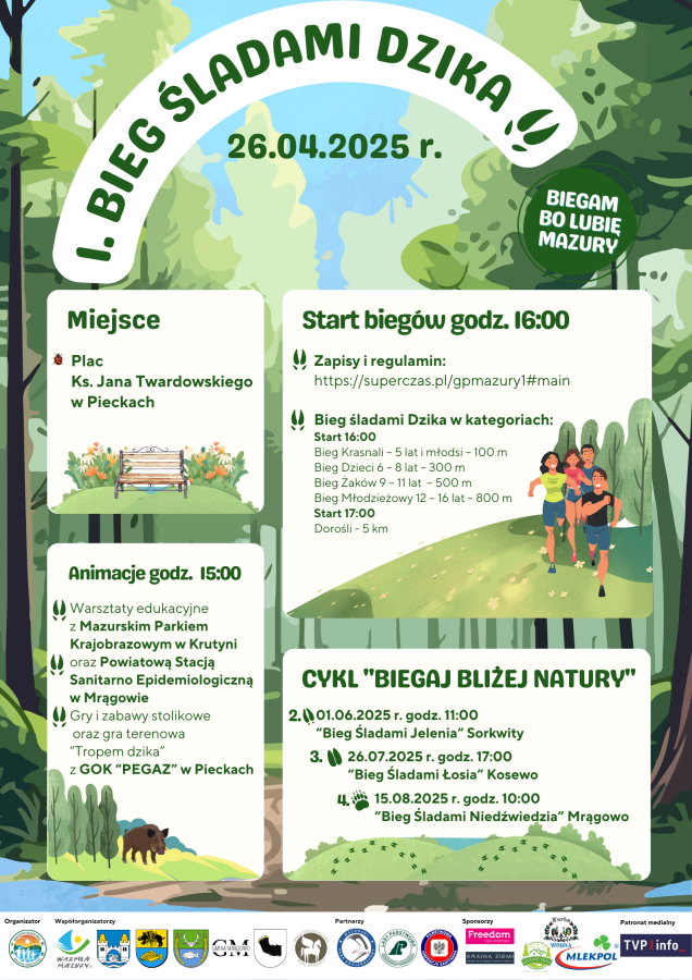 Na Mazurach pobiegną ku czci Papieża